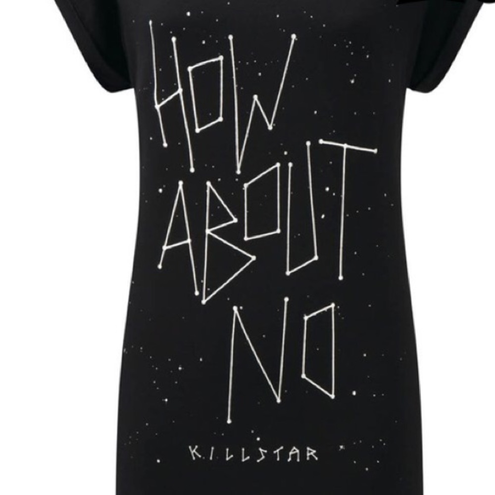 NWOT Killstar How About No Tunic Dress